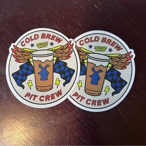 NEW Dutch Bros “Cold Brew Pit Crew” Stickers